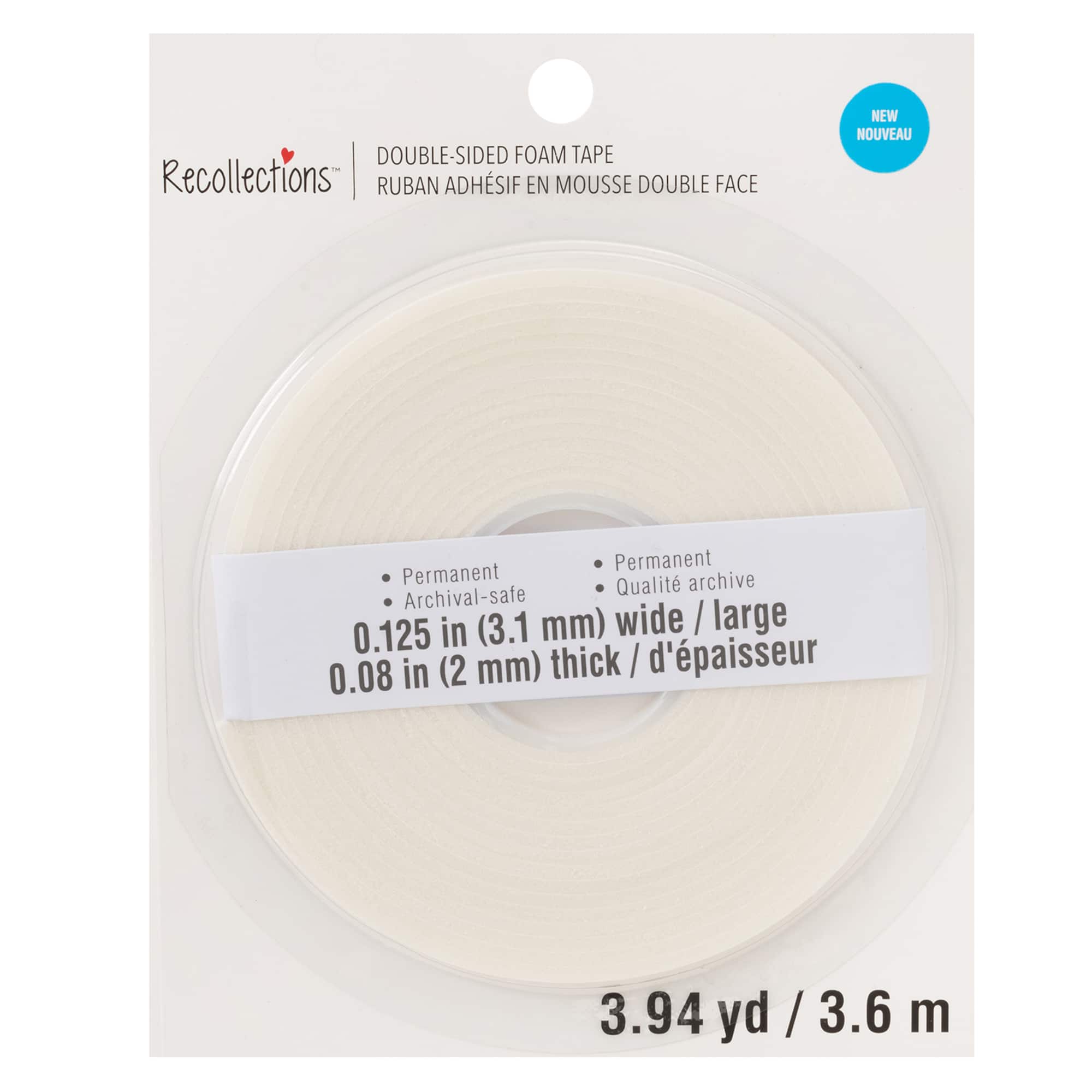 12 Pack: 1/8" x 4yd. Double-Sided Foam Tape by Recollections™